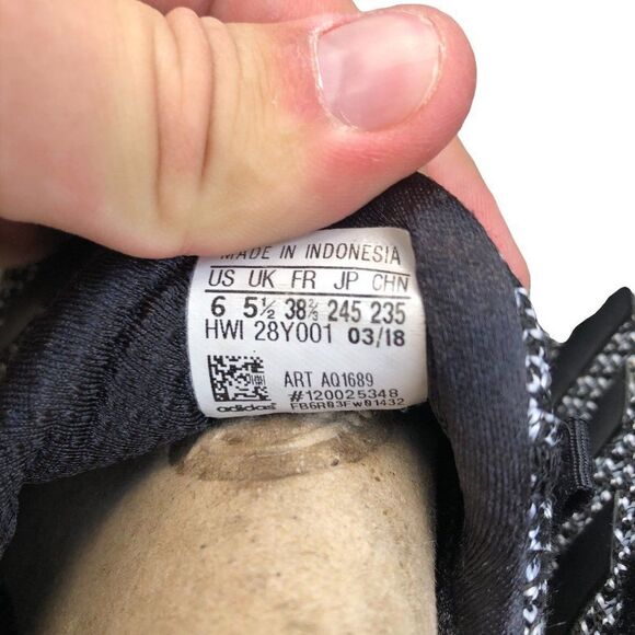 2018 Adidas Cloudfoam Ultimate Black/Black-Gray Size 7.5 - Picture 10 of 16